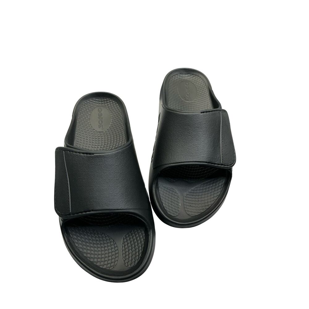 OOFOS Black Men's Slide Sandals